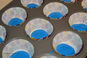 tie dye cupcakes