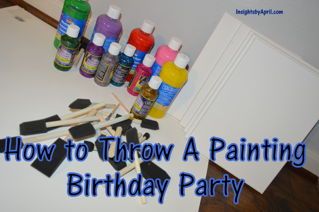 Painting Birthday Party