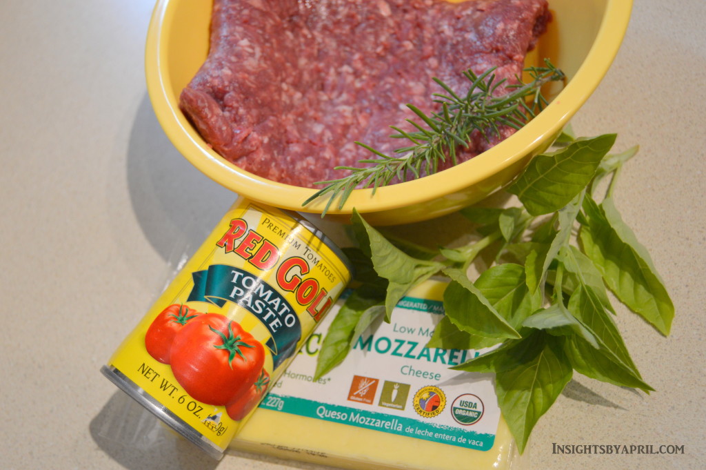 caprese burger ingredients