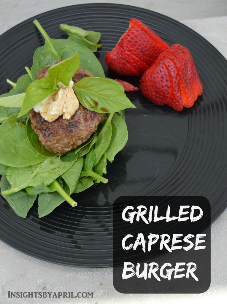 Grilled Caprese Burger