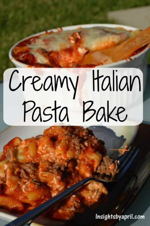 Creamy Italian Pasta Bake