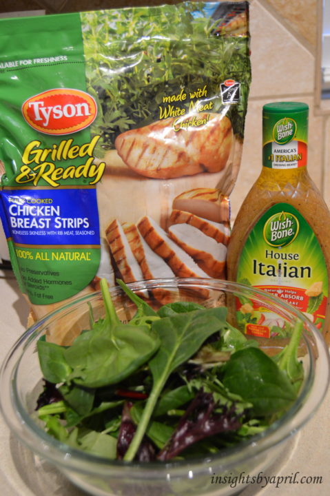 wish-bone dressing for italian chicken salad