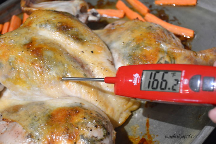 check temperature for roasting a chicken