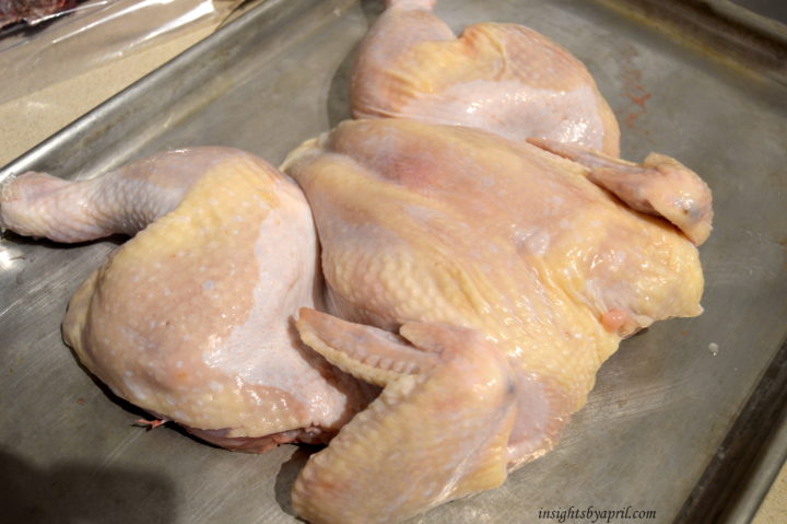 split chicken for roasting