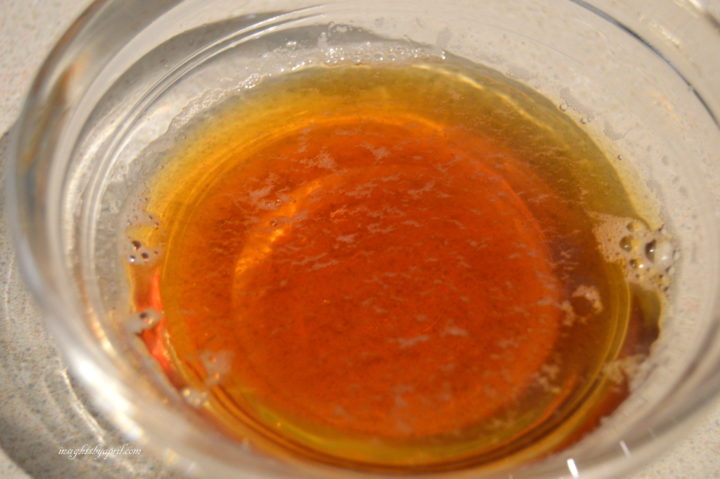 chai tea glaze steps