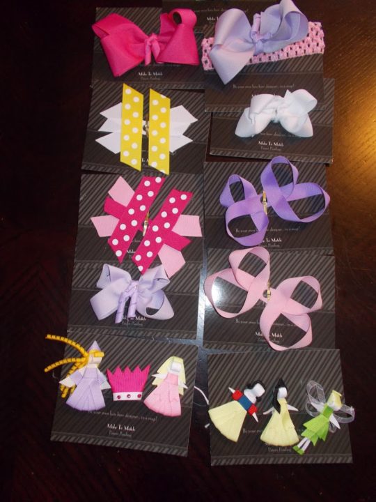 Making Back to School Pretty with Make to Match Bows #Mompact