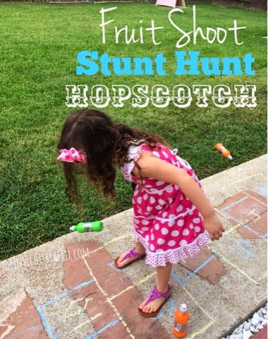 Fruit Shoot Hopscotch #FruitShoot #StuntHunt