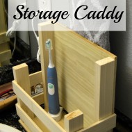 DIY Bathroom Storage Caddy