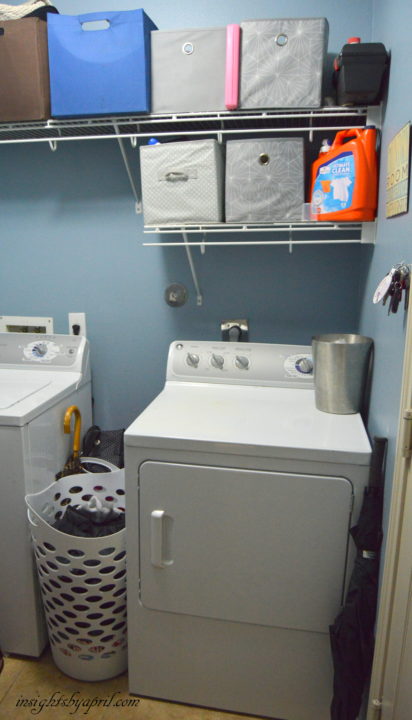 clean laundry room