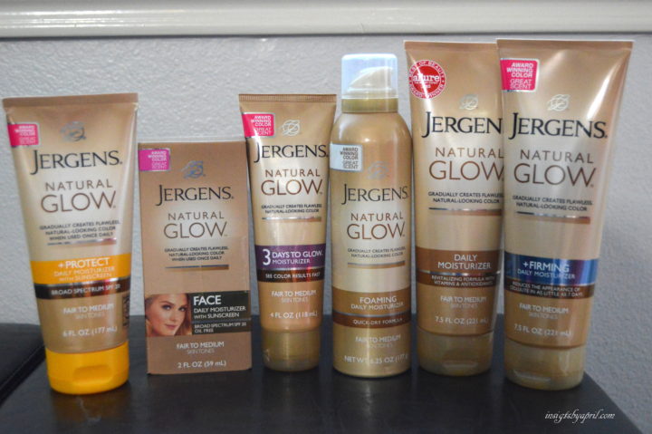 Jergens Natural Glow Sunless Tanners