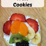 Rainbow Fruit Cookies #KidsInTheKitchen