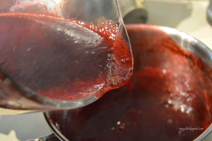 blending cherry limeade bbq sauce