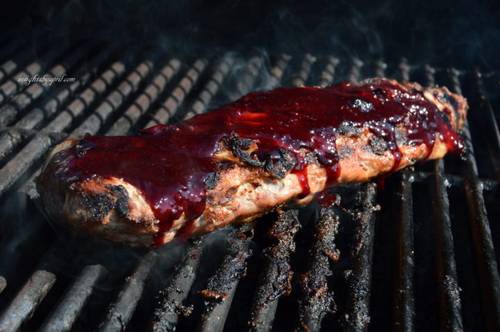 pork tenderloin with chery limeade bbq saucce