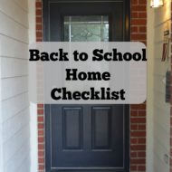 Back to School Home Checklist