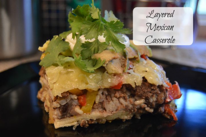 layered mexican casserole