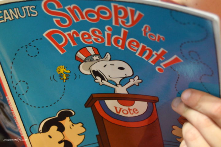 snoopy for president book