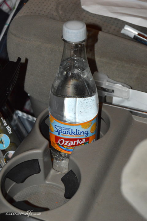 sparkling water on the go
