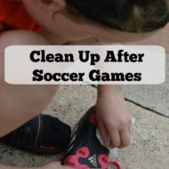 Clean Up After Soccer Games