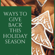 Ways to Give Back This Holiday Season