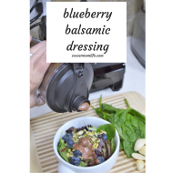 Blueberry Basil Balsamic Dressing